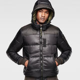 G-STAR® Whistler Hooded Bomber Black model side