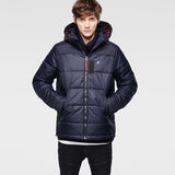G-Star RAW® Whistler Hooded Jacket Azul oscuro model front