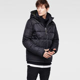 G-Star RAW® Whistler Hooded Jacket Black model side