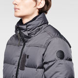 G-Star RAW® Whistler Hooded Down Jacket Grey flat back