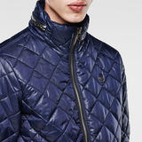 G-Star RAW® Meefic Quilted Lightweight Jacket Bleu foncé flat front