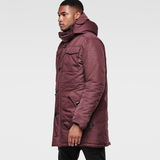G-Star RAW® MFD Hooded Parka Red model side
