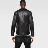 G-Star RAW® A Crotch Varsity Snap Lightweight Jacket Black flat front