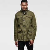 G-STAR® MFD Cotton Field Jacket Green model front