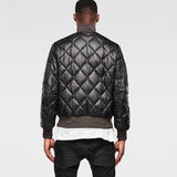 G-STAR® Batt Quilted Bomber Black flat front