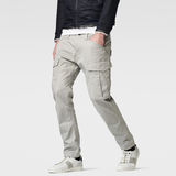 G-Star RAW® Rovic Twill Slim Pants Gris model front