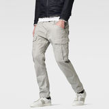 G-STAR® Rovic Twill Slim Pants Grey model front