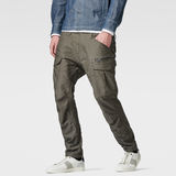 G-Star RAW® Rovic Zip 3D Tapered Pants Grey model front