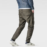 G-Star RAW® Rovic Zip 3D Tapered Pants Gris model back