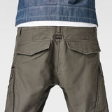 G-Star RAW® Rovic Zip 3D Tapered Pants Grey model back zoom