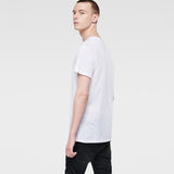 G-Star RAW® Mikan Round Neck T-Shirt Blanc