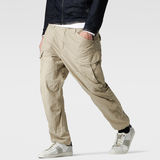 G-Star RAW® Rovic Combat Loose Pants Beige model front