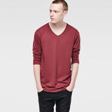 G-Star RAW® Mikan V-Neck 3/4 Sleeve T-Shirt Rojo