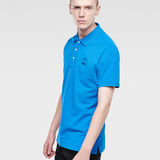 G-Star RAW® Fero Polo T-Shirt Midden blauw model side