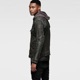 G-Star RAW® Revend 3D Slim Jacket Grau model side