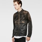 G-Star RAW® Revend 3D Slim Clean Jacket Marrón model side