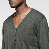 G-Star RAW® Neoth Granddad T-Shirt Grey