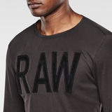G-Star RAW® art rt ls/cool rib/blk Black