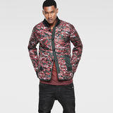 G-Star RAW® Submarine Quilted Lightweight Jacket Red model front