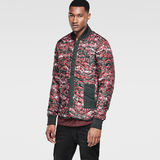 G-Star RAW® Submarine Quilted Lightweight Jacket Red model side