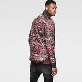 G-Star RAW® Submarine Quilted Lightweight Jacket Red model back
