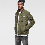 G-Star RAW® Ospak Lightweight Jacket Groen model front