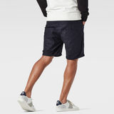 G-Star RAW® A Crotch Indigo Shorts Bleu foncé front flat