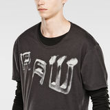 G-Star RAW® Backsted Relaxed T-Shirt Schwarz