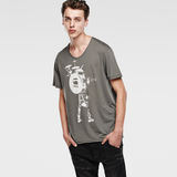 G-Star RAW® Backsted Relaxed T-Shirt Gris