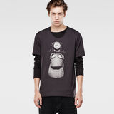 G-Star RAW® Backsted Relaxed T-Shirt Schwarz