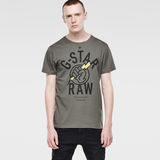 G-Star RAW® Hook Round Neck T-Shirt Grau
