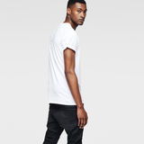 G-Star RAW® Milon Pocket Round Neck T-Shirt Blanco