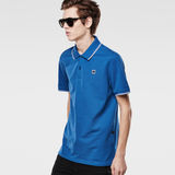 G-Star RAW® Mikan Polo T-Shirt Azul intermedio model side