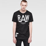 G-Star RAW® Marsh Round Neck T-Shirt Noir