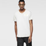 G-Star RAW® Hujan V-Neck T-Shirt Blanco