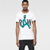 G-Star RAW® Big Marsch Round Neck T-Shirt Weiß