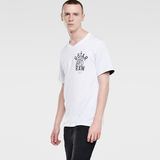 G-Star RAW® Jord Special Round Neck T-Shirt White