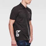 G-Star RAW® Glims Polo T-Shirt Black model side