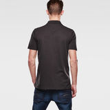 G-Star RAW® Glims Polo T-Shirt Black model back