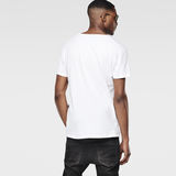 G-Star RAW® Flank Round Neck T-Shirt Blanc