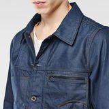 G-Star RAW® Attc Slm 3D Jacket Bleu foncé flat front