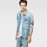 G-Star RAW® Attc Slm 3D Jacket Bleu clair model side