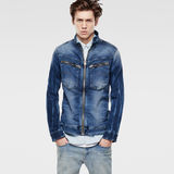 G-STAR® Arc Zip 3D Slim Jacket Hellblau model front