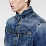 G-Star RAW® Arc Zip 3D Slim Jacket Azul claro flat front