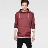 G-Star RAW® Mikan Hooded Sweat Red model side