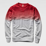 G-STAR® Dipped Round Neck Sweat Red model front