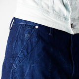G-Star RAW® Pag Navy Low Waist Shorts Medium blue front flat