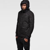 G-STAR® Batt Hooded Lightweight Jacket Black model front