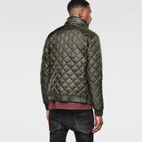 G-Star RAW® Meefic Quilted Lightweight Jacket Green model back