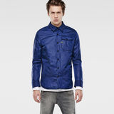 G-Star RAW® Davin Padded Lightweight Jacket Midden blauw model front